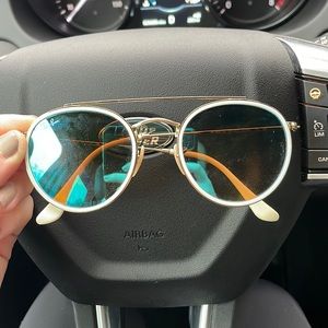 Polarized Blue Rayban Sunglasses